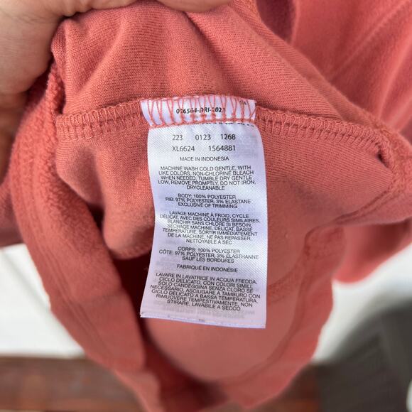 Columbia Womens Peach Fleece Quarter Zip Pullover Medium Lightweight Soft Cozy - Picture 4 of 6